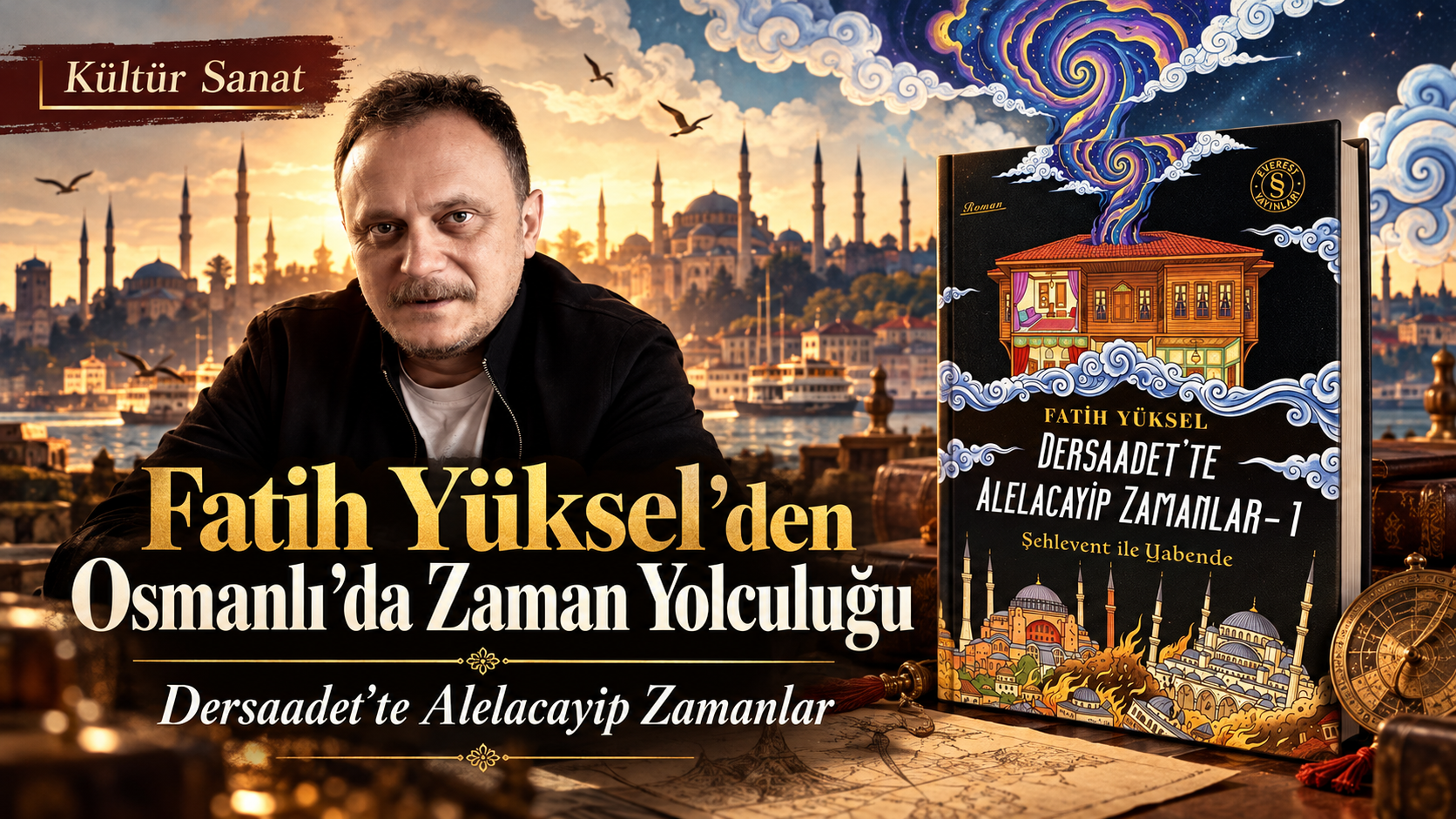 Fatih Yüksel’den Osmanlı’da Zaman Yolculuğuna Açılan Kapı: “Dersaadet’te Alelacayip Zamanlar”