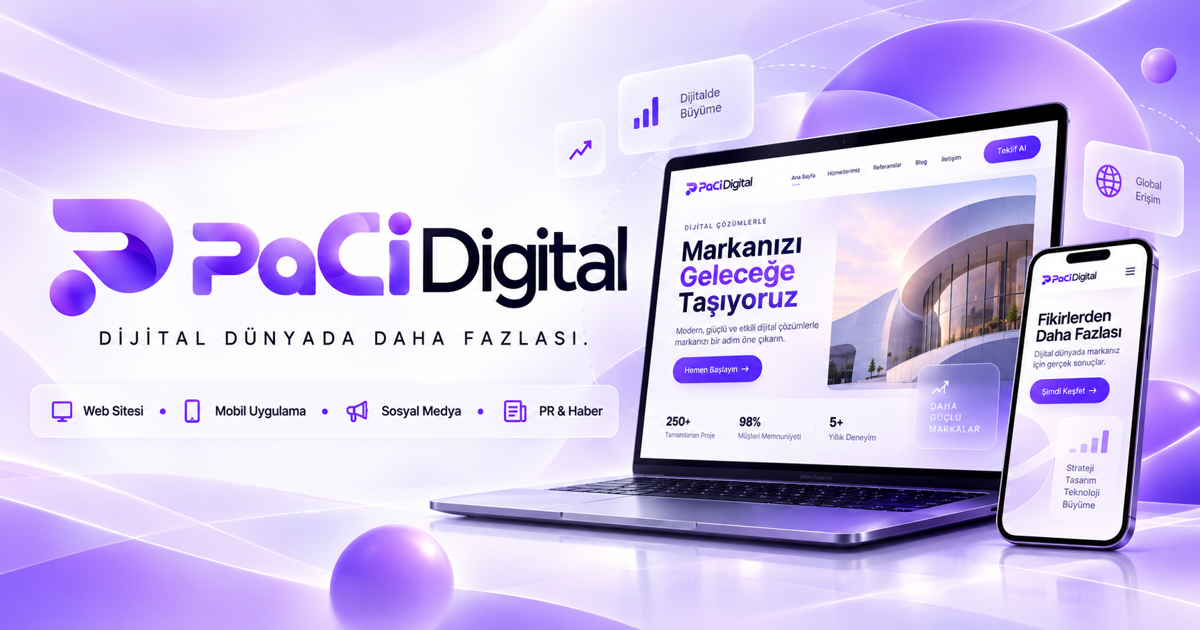Paci Digital, Markalar İçin Web Sitesi ve Mobil Uygulama Çözümleri Geliştiriyor